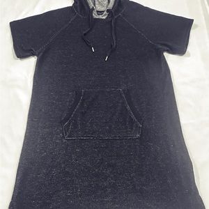 Marc New York Midi-Hoodie. Size L Black